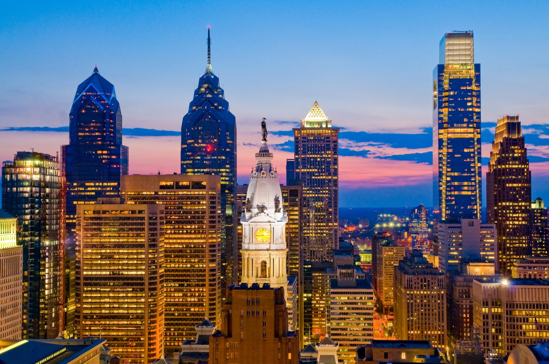 Photo of the hotel Sofitel Philadelphia at Rittenhouse Square: Sunsetskyline dsc8746 min